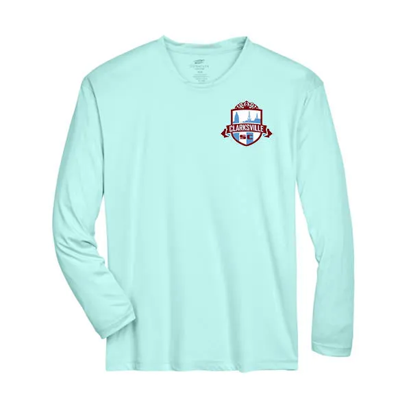 Team 365 Zone Performance Long Sleeve Shirts Clarksville Spirit Wear