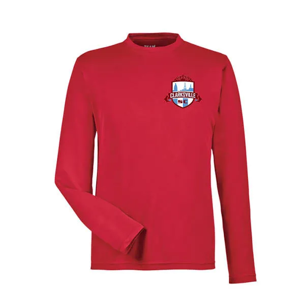 Team 365 Zone Performance Long Sleeve Shirts Clarksville Spirit Wear