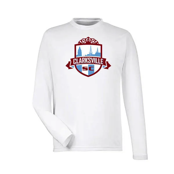 Team 365 Zone Performance Long Sleeve Shirts Clarksville Spirit Wear