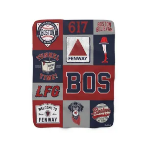 The Best of Boston Baseball Sherpa Fleece Blanket