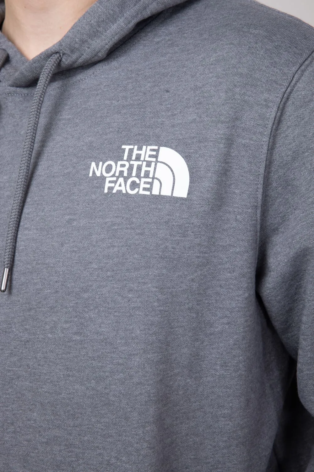 The North Face Box Logo Hoodie for Men in Grey | NF0A7UNS-8E0-GRY