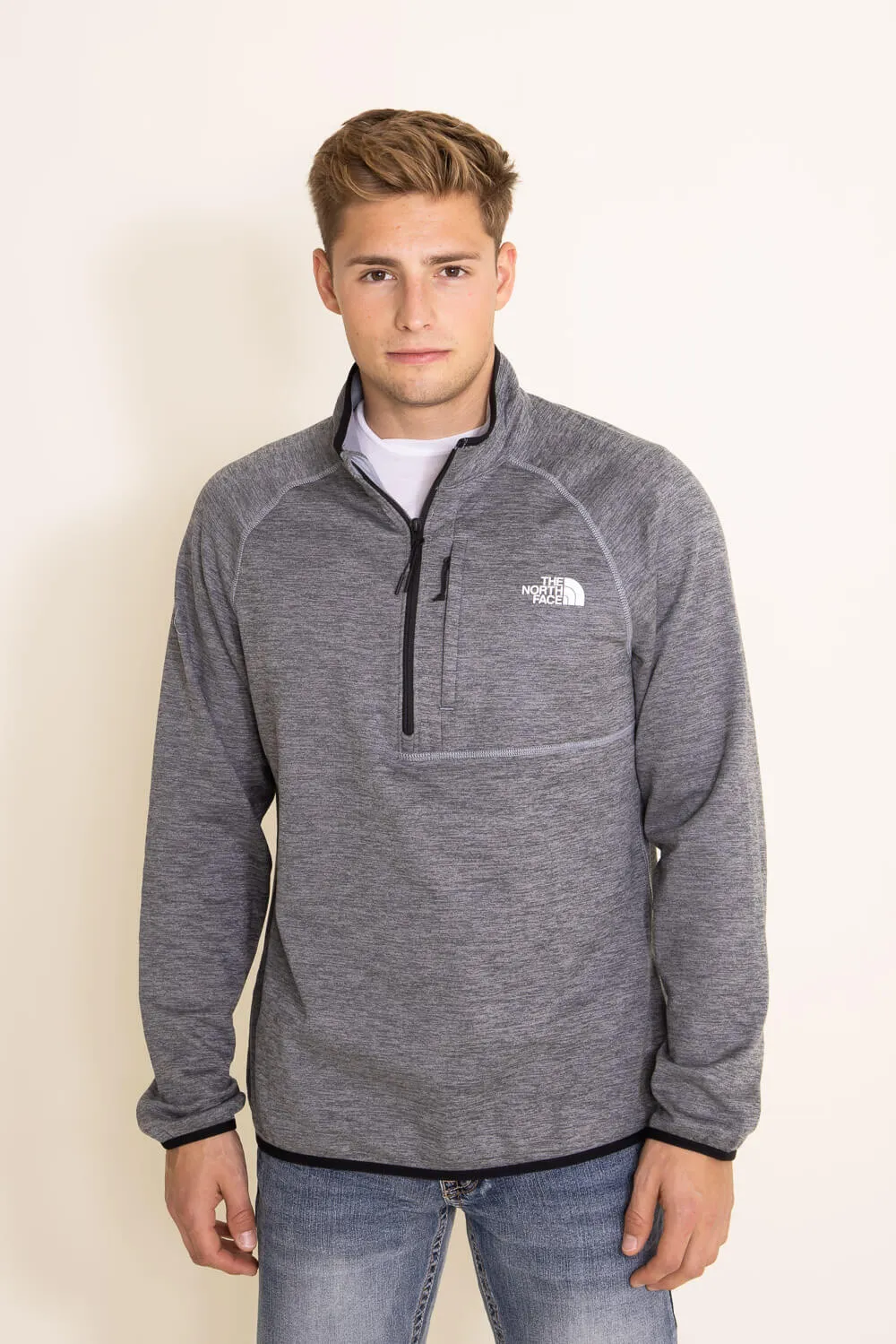 The North Face Canyonlands 1/2 Zip for Men in Grey | NF0A5G9W-4HJ-GRY