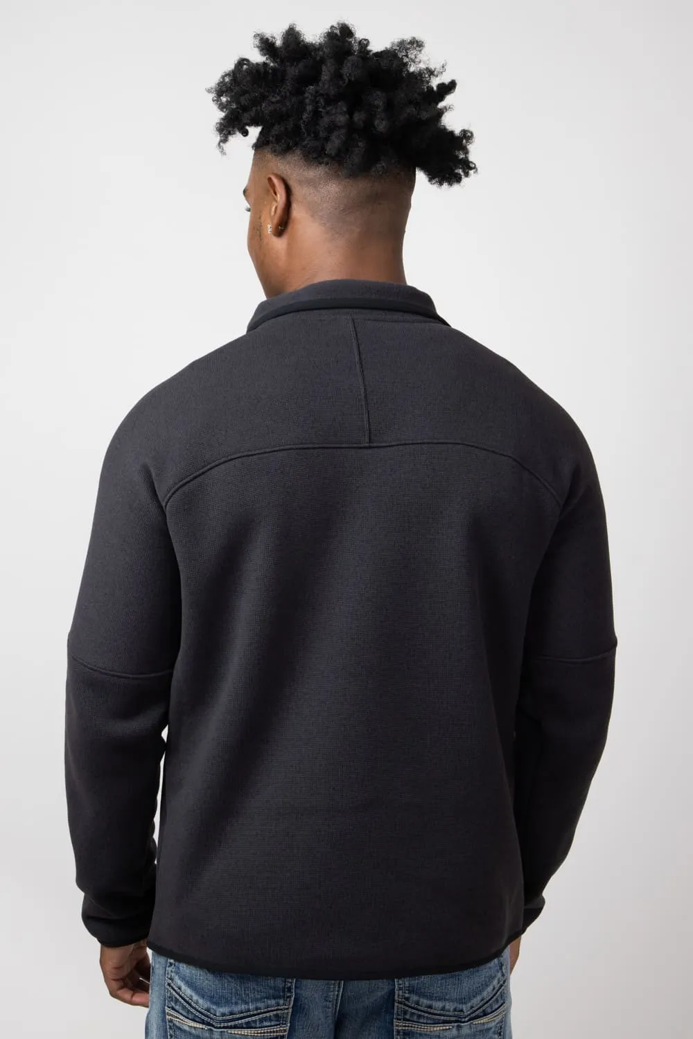 The North Face Front Range Fleece ½ Zip for Men in Black | NF0A84H8-8U6-BLK
