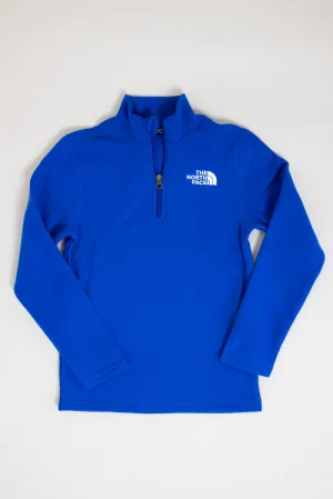 The North Face Glacier 1/4 Zip Pullover for Big Kids in Blue | NF0A8AZM-CZ6