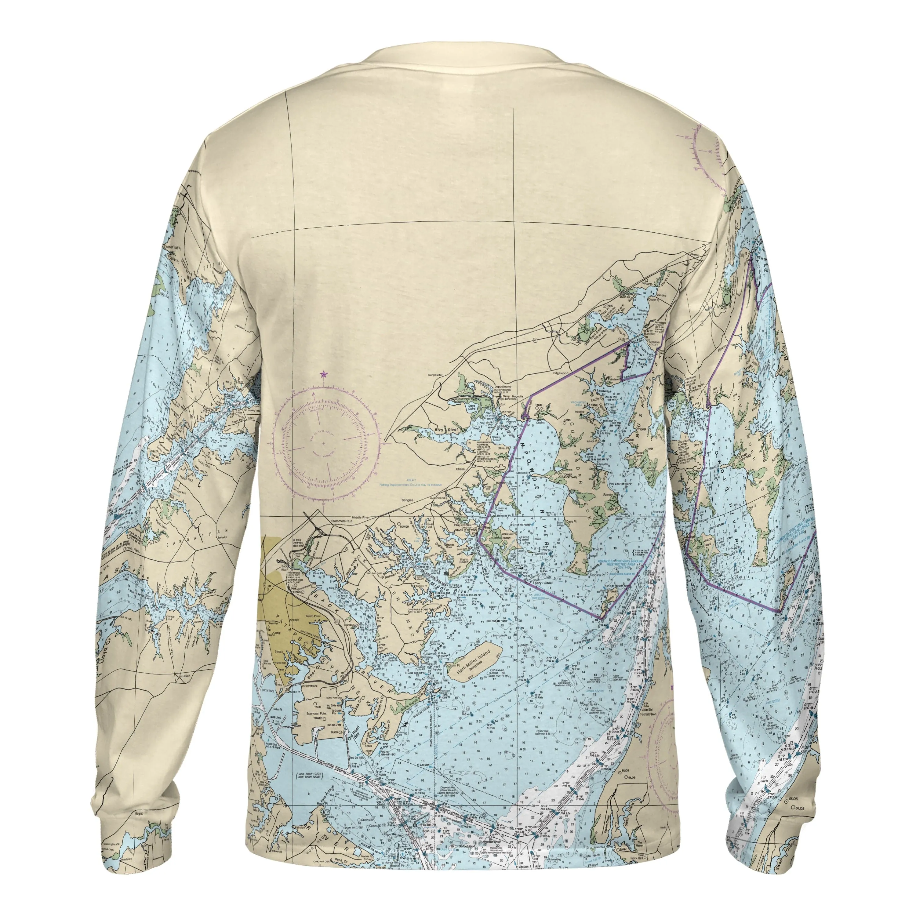 The Sassafras River Navigator Long Sleeve Tee