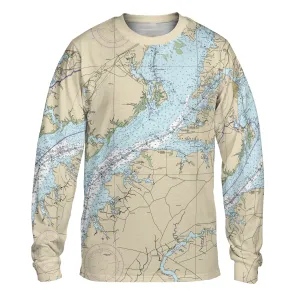 The Sassafras River Navigator Long Sleeve Tee