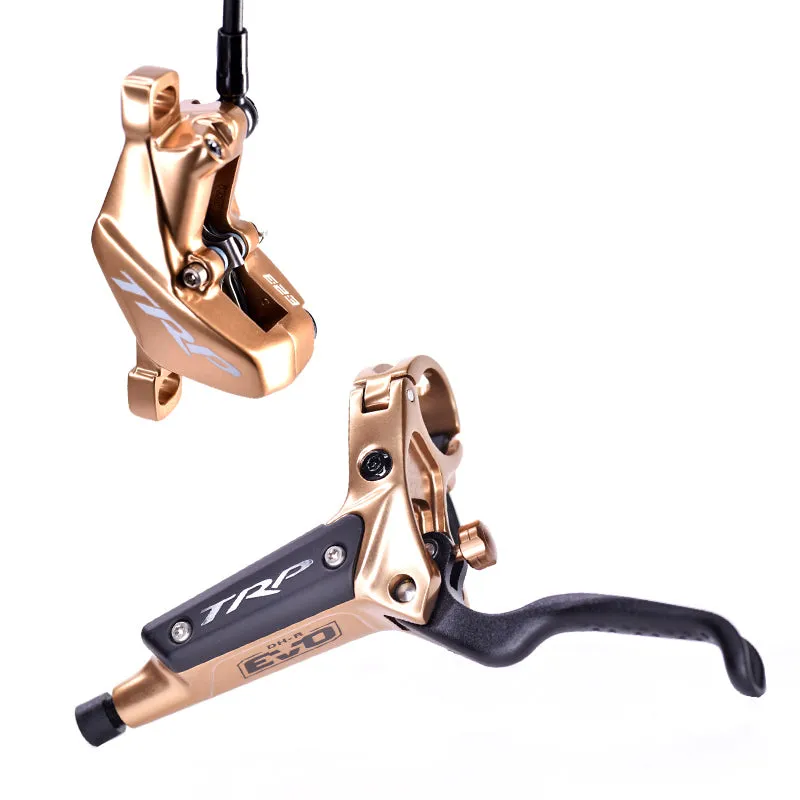 TRP DH-R EVO Disc Brake Caliper & Lever High Polish Gold Front or Rear or Pair