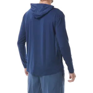TYR Men's Hooded SUNDEFENSE™Long Sleeve Shirt