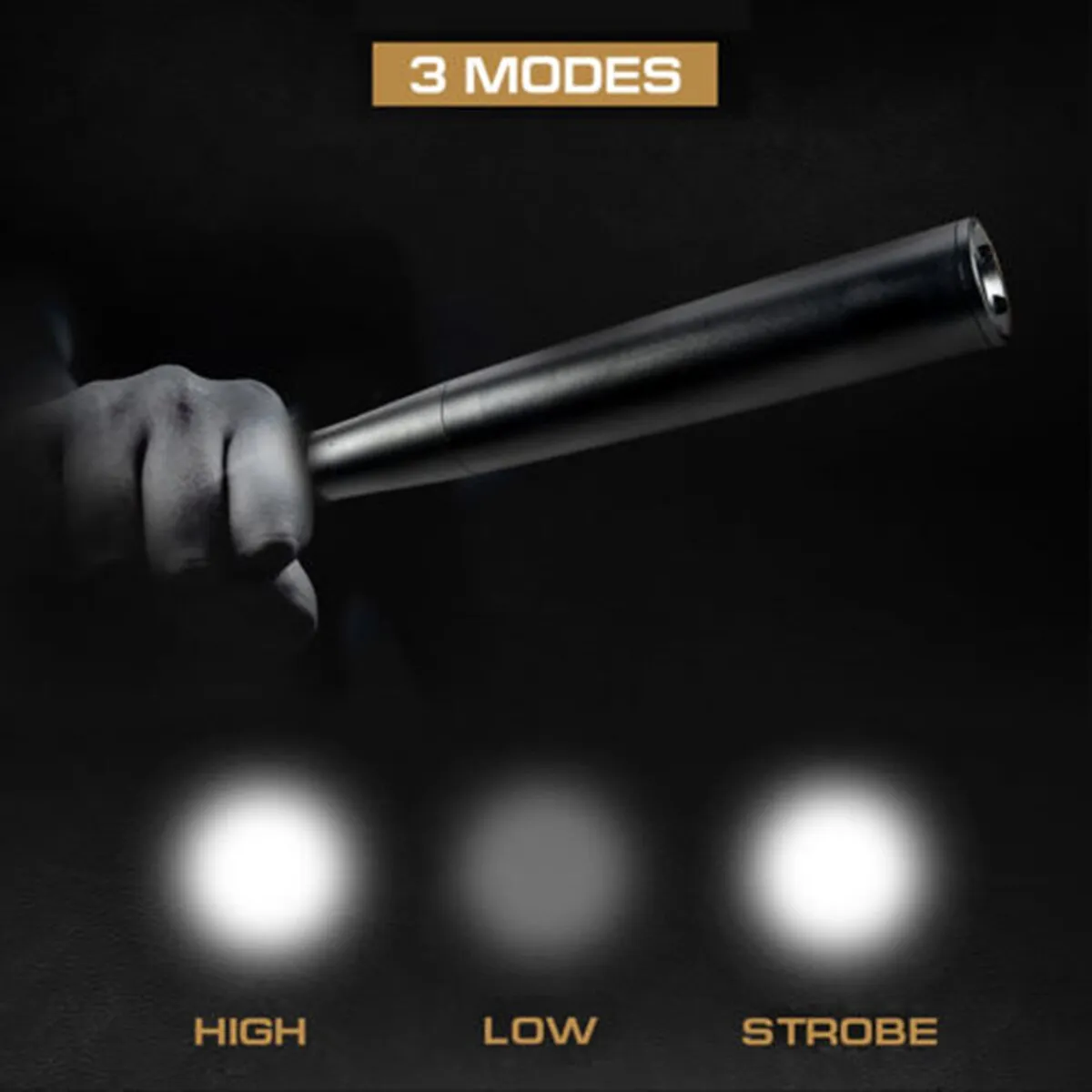 Ultra Bright LED Flashlight Self-Defense Combo Club