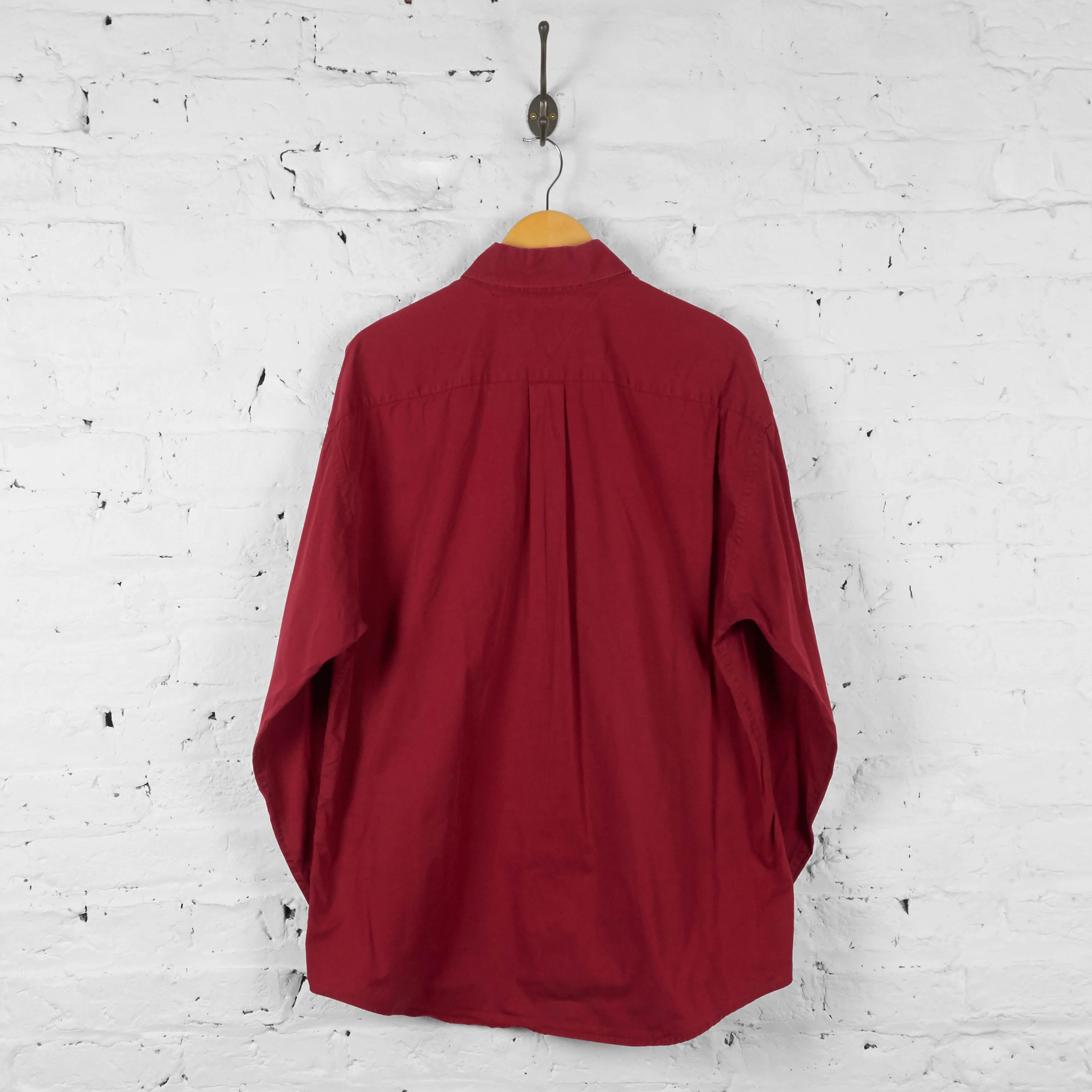 Vintage Tommy Hilfiger Shirt - Red - XL
