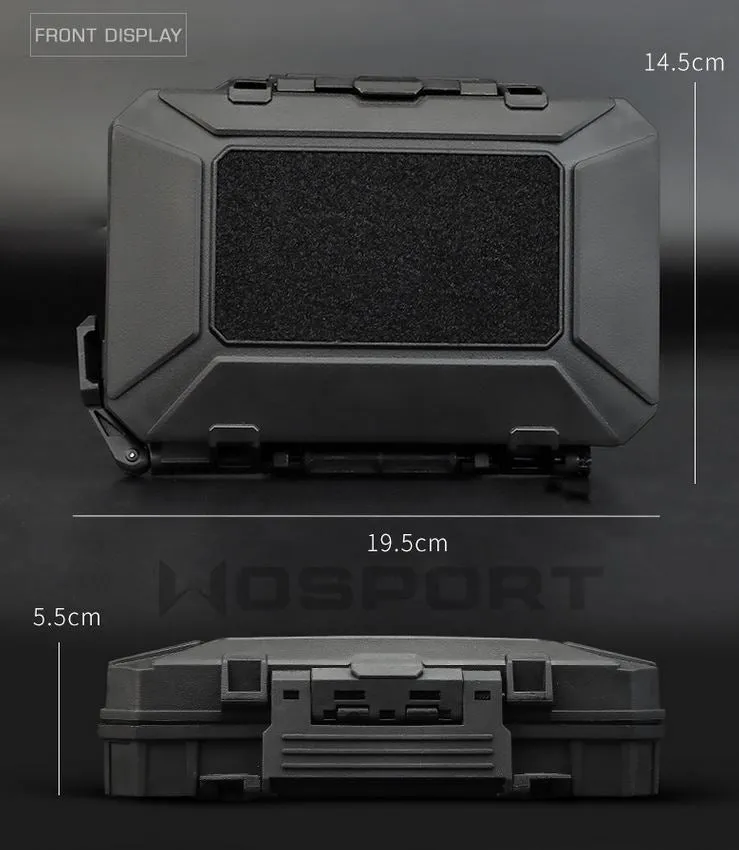 Waterproof Molle tactical gear case - Black