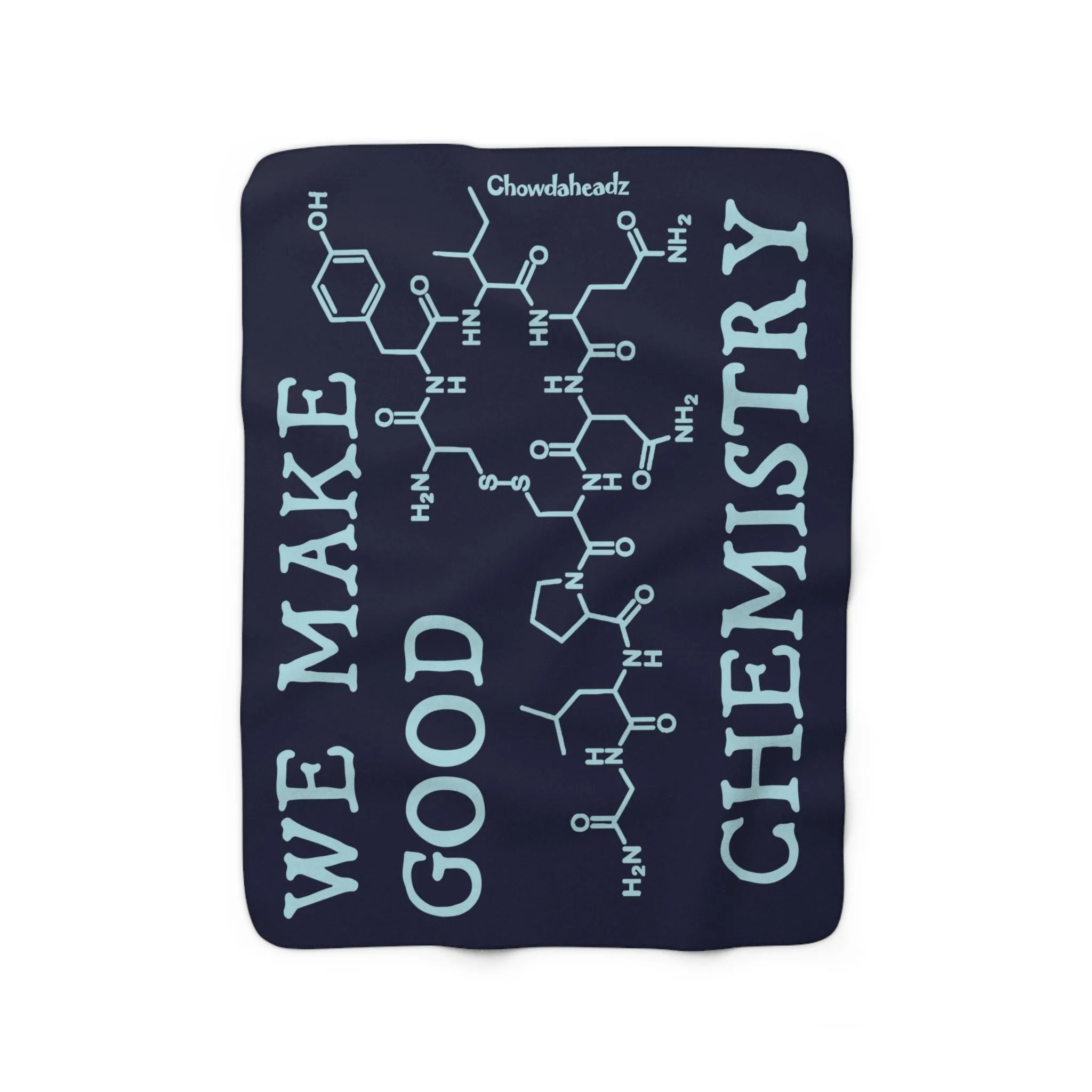 We Make Good Chemistry Sherpa Fleece Blanket