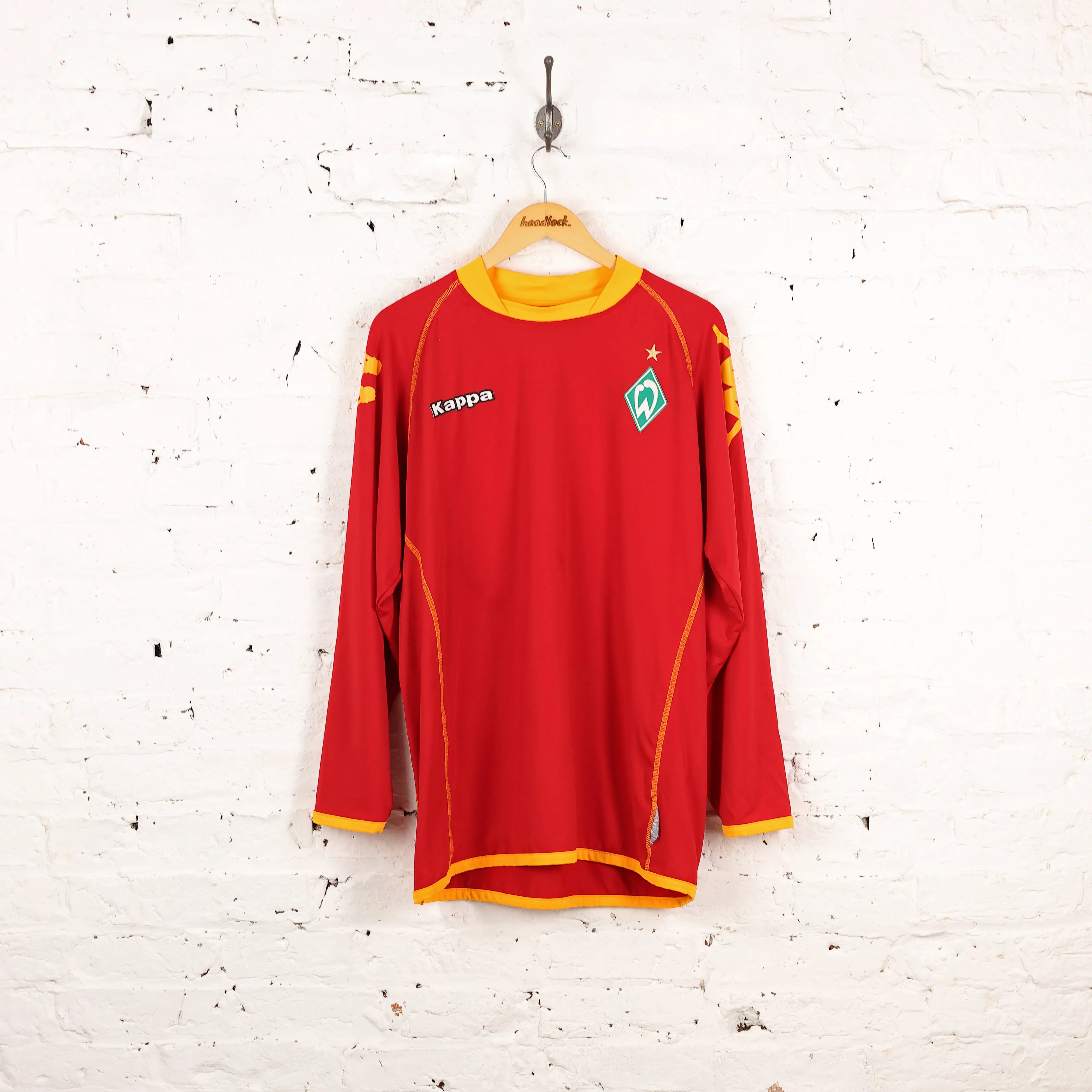 Werder Bremen Long Sleeve Third Football Shirt - Marooon - XXL