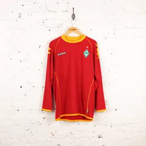 Werder Bremen Long Sleeve Third Football Shirt - Marooon - XXL
