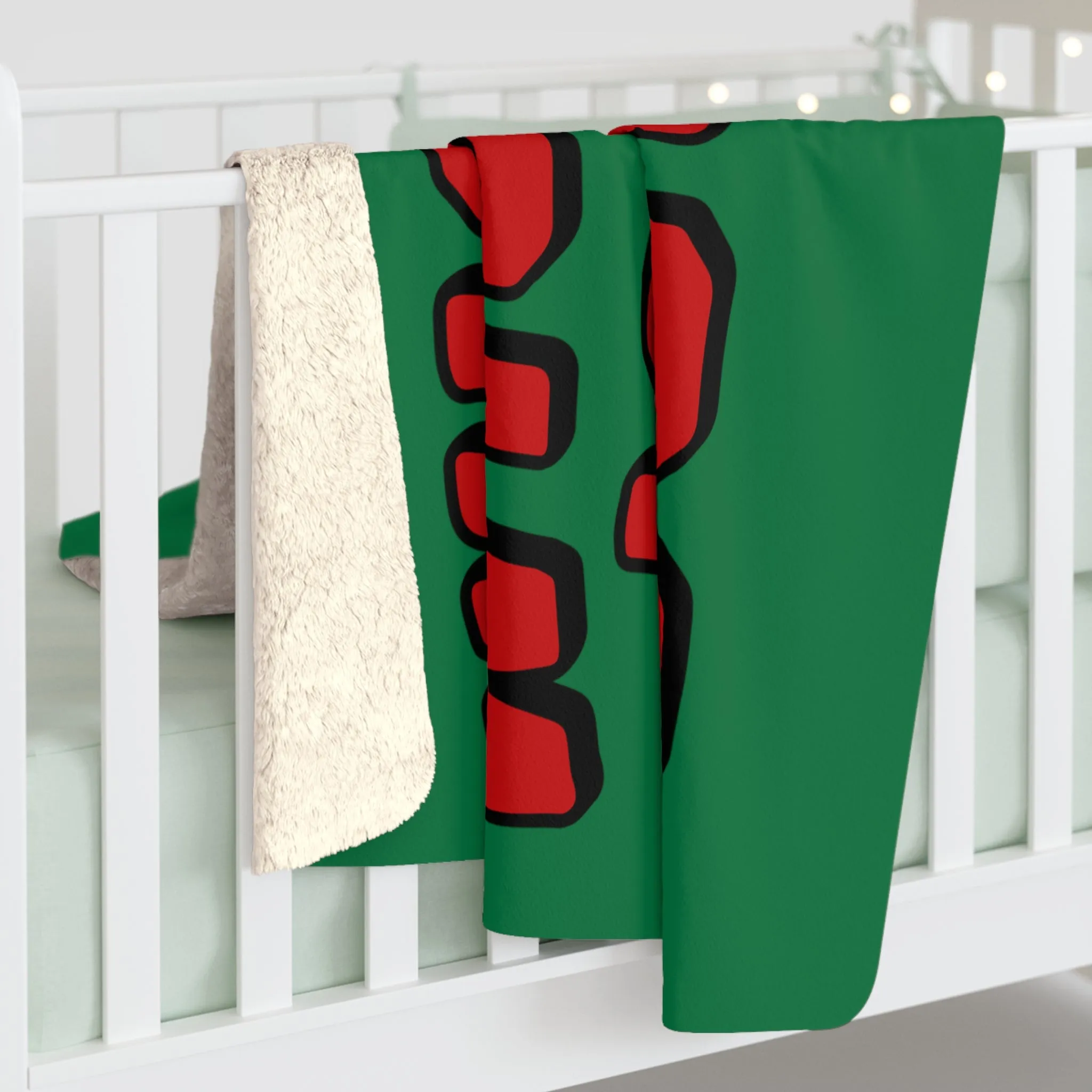 Wicked Jolly Sherpa Fleece Blanket