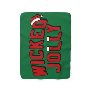 Wicked Jolly Sherpa Fleece Blanket