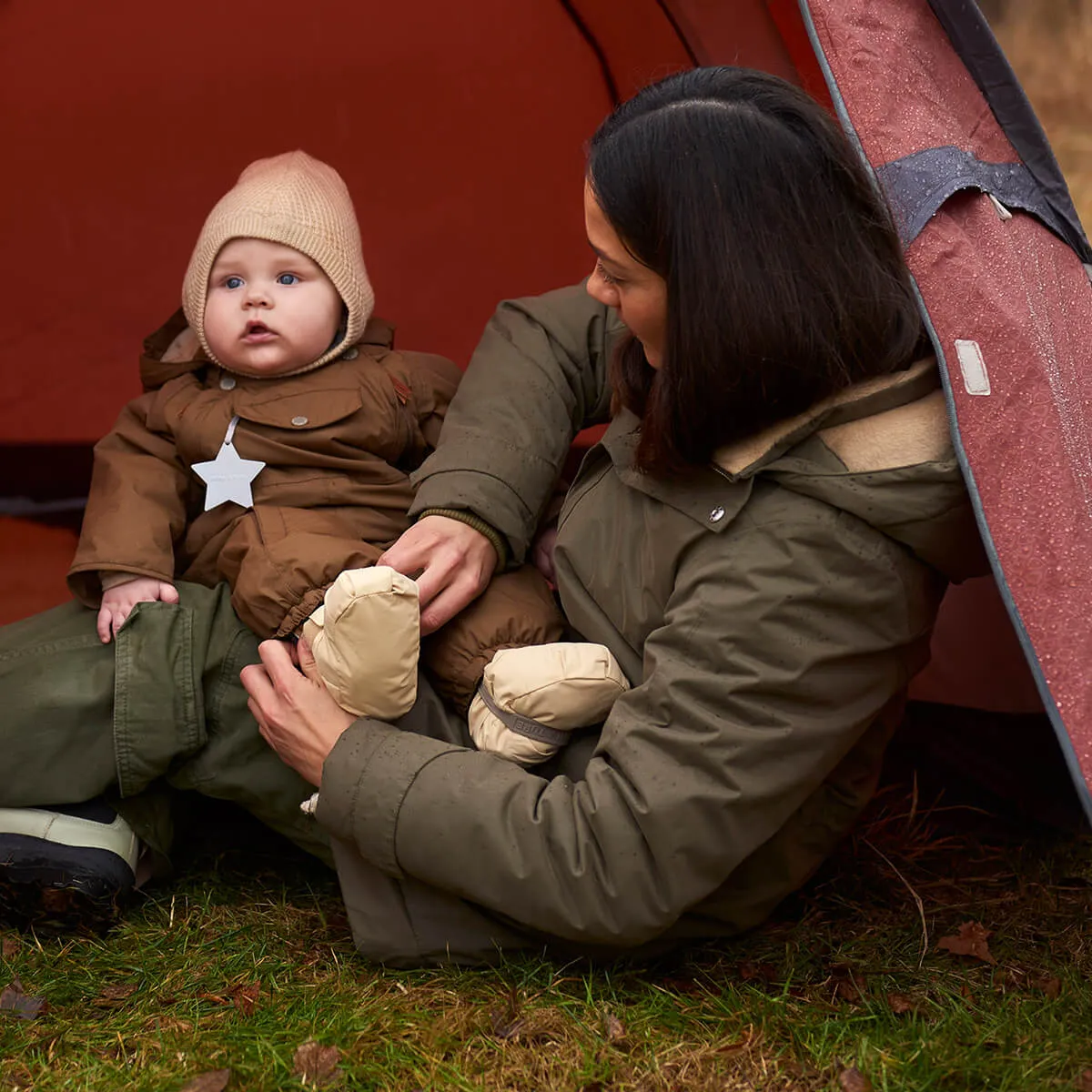 Winter Outdoor Socks - Wattierte Socken aus recyceltem Nylon  Modell: Winn