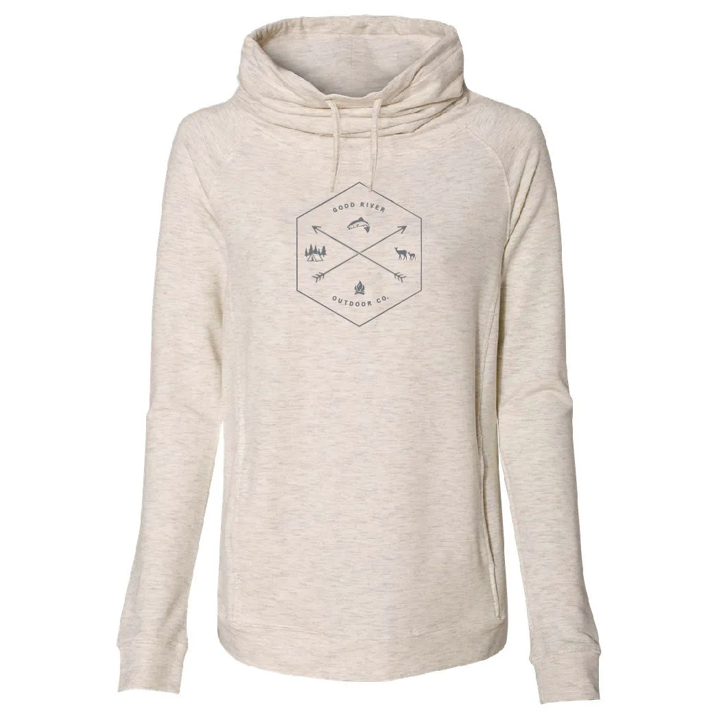 Womens Gaiter Neck Fleece