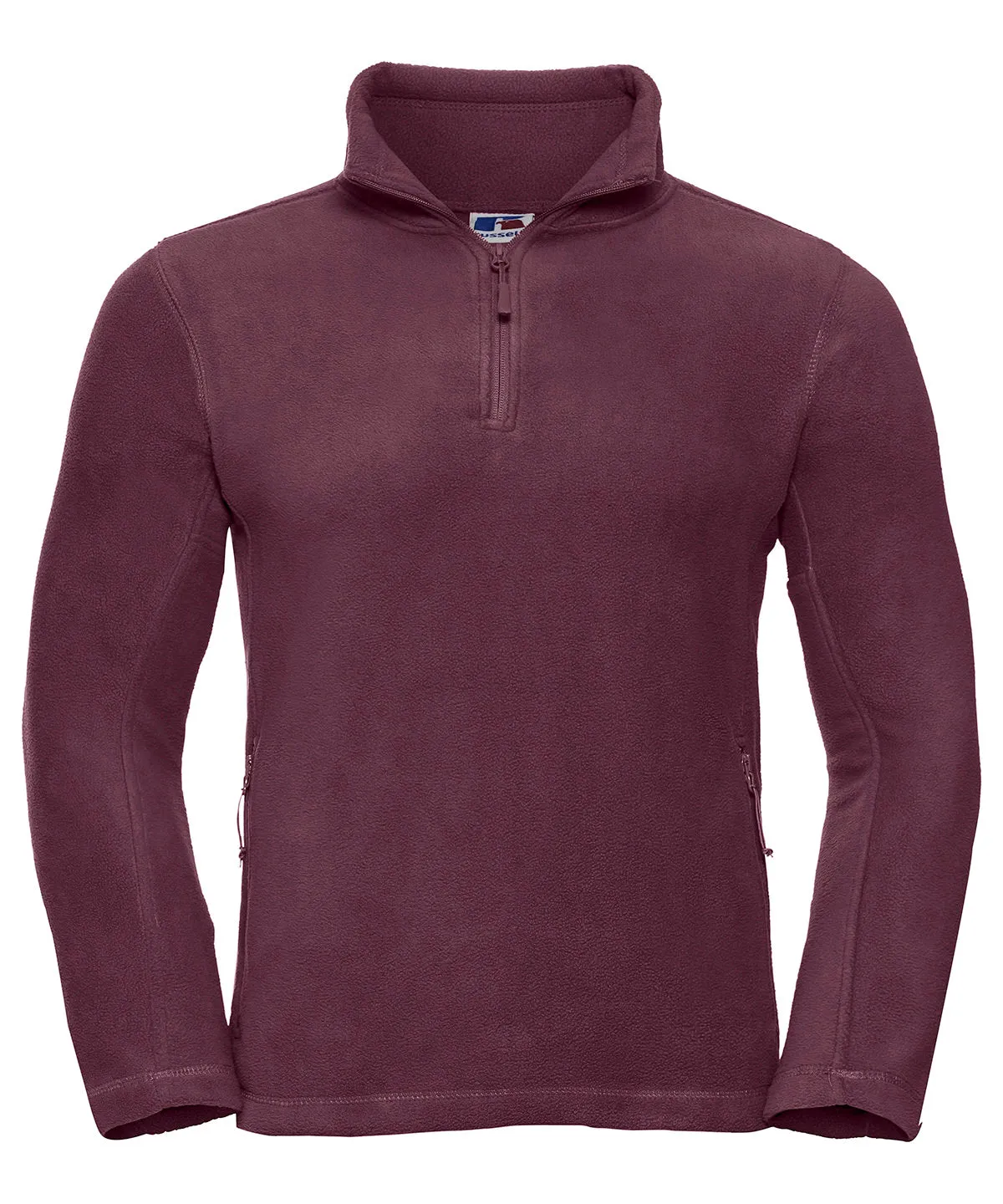 WORKWEAR SAMPLE SALE 2024 - 8740M Unisex Half Zip Fleece - Burgundy - Size XS