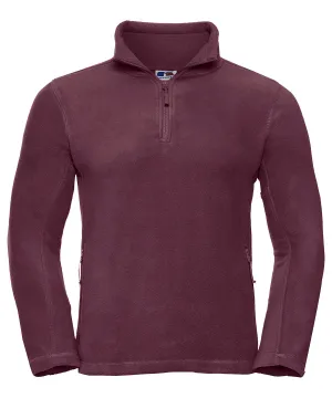 WORKWEAR SAMPLE SALE 2024 - 8740M Unisex Half Zip Fleece - Burgundy - Size XS